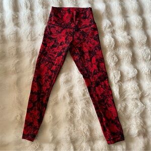 Lululemon Floral Leggins